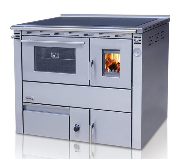 Teplovodný sporák s výmenníkom Senko C-25 inox mat - 1