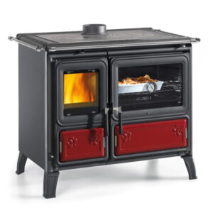 La Nordica - Milly - sporák na pevné palivo - bordová