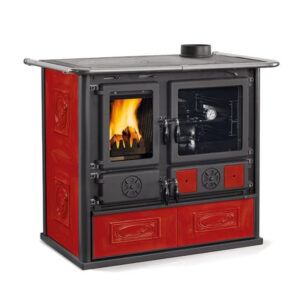 La Nordica - Rosa 5.0 Ceramica - sporák na pevné palivo - liberty bordová