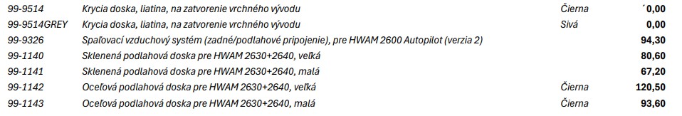 HWAM - 2630/2640 - 1