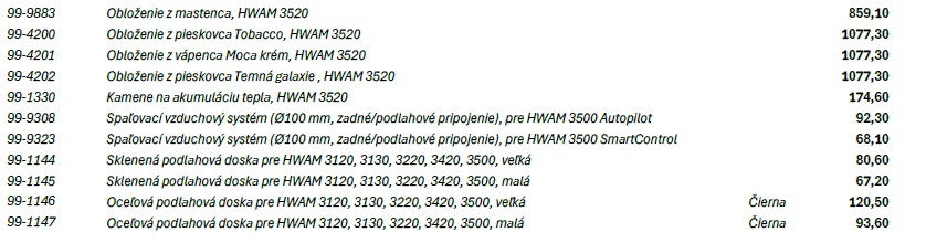HWAM - 3520 - obklad z prírodného kameňa - 1